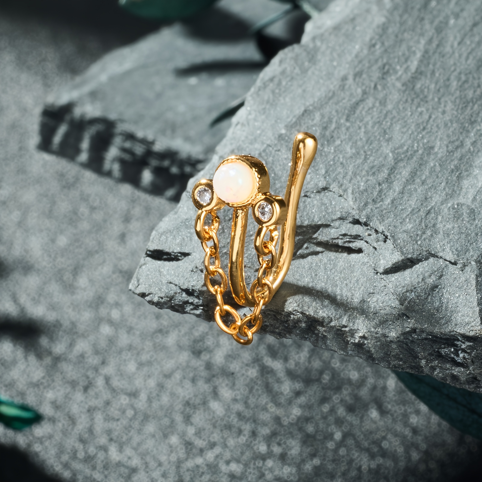 Elegant Fake Nose Ring & Clip, Unique Style for Women